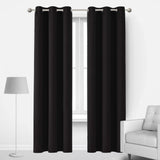 2-Panels: Deconovo Room Darkening Thermal Insulated Blackout Grommet Window Curtains