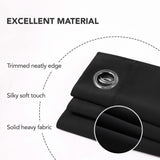 2-Panels: Deconovo Room Darkening Thermal Insulated Blackout Grommet Window Curtains