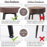 2-Piece: 28'' Metal Bar Stools Set