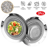 2-Piece: 4.53-Inch Kitchen Sink Strainer