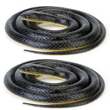 2-Piece: 50" Long Realistic Rubber Snakes