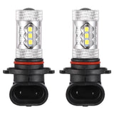 2-Piece: 980LM 80W 9006 HB4 LED Fog DRL Light Bulb