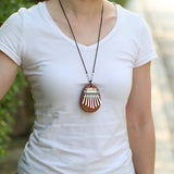 2-Piece: Acrylic Kalimba Mahogany Finger Thumb Piano