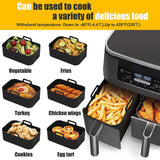 2-Piece: Air Fryer Silicone Pot