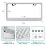 2-Piece: Bling License Plate Frames