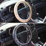 2-Piece: Car Steering Wheel Cover