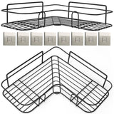 2-Piece: Corner Shower Caddy Shelves
