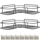 2-Piece: Corner Shower Caddy Shelves