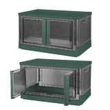 2-Piece: Foldable Stackable Storage Bins with Lid
