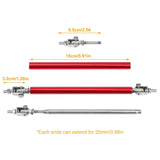 2-Piece: Front Bumper Lip Splitter Rod