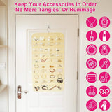 2-Piece: Hanging Jewelry Organizer