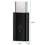 2-Piece: Micro USB To Type C Adapter