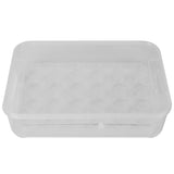 2-Piece: Plastic Egg Holder Stackable Egg Storage Box