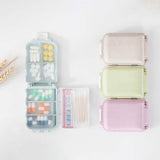 2-Piece: Portable Plastic Pill Box
