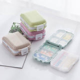 2-Piece: Portable Plastic Pill Box
