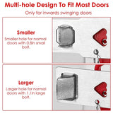2-Piece: Portable Travel Door Lock Home Hotel Apartment Security Lock