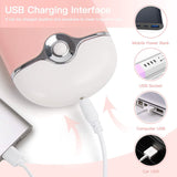 2-Piece: Rechargeable Handheld Mini Eyelash Fan