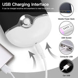 2-Piece: Rechargeable Handheld Mini Eyelash Fan