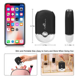 2-Piece: Rechargeable Handheld Mini Eyelash Fan