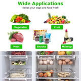 2-Piece: Refrigerator Egg Drawer 36 Egg Capacity Snap On Hanging Storage Tray