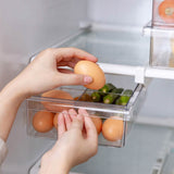 2-Piece: Refrigerator Egg Drawer 36 Egg Capacity Snap On Hanging Storage Tray