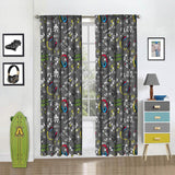 2-Piece Set: Kidz Mix Game on Glow-in-the-Dark Window Panel Pair