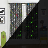 2-Piece Set: Kidz Mix Game on Glow-in-the-Dark Window Panel Pair