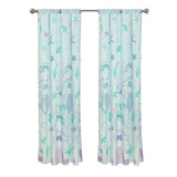 2-Piece Set: Kidz Mix Mystical Mermaid Window Panel Pair