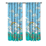 2-Piece Set: Kidz Mix Rainbow Unicorn Window Panel Pair