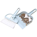 2-Piece Set: Mini Cleaning Dustpan And Brush Set