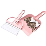 2-Piece Set: Mini Cleaning Dustpan And Brush Set