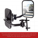 2-Piece Set: Side Mirror Best for 1997-2018 Jeep Wrangler