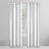 2-Piece Set: Solid Blackout Thermal Window Curtain Pair Panel