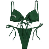 2-Piece Set: Thong Brazilian Bikini Swimsuit