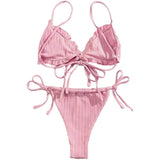 2-Piece Set: Thong Brazilian Bikini Swimsuit