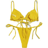 2-Piece Set: Thong Brazilian Bikini Swimsuit