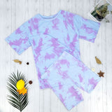 2-Piece Set: Tie Dye Biker Set