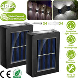2-Piece: Solar Deck Outdoor Lights