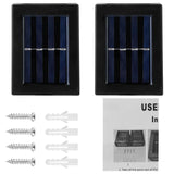 2-Piece: Solar Deck Outdoor Lights