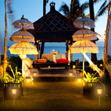 2-Piece: Solar Flame Torch Light