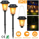2-Piece: Solar Flame Torch Light