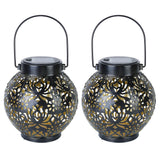 2-Piece: Solar Powered Hanging Lights