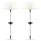 2-Piece: Solar Powered Starburst Garden Lights