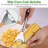 2-Piece: Stainless Steel Corn Cob Peelers