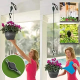 2-Piece: Telescopic Lifting Hooks for Garden Pots