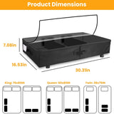 2-Piece: Under Bed Storage Container