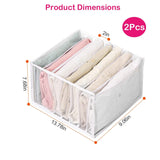 2-Piece: Wardrobe Clothes Organizer