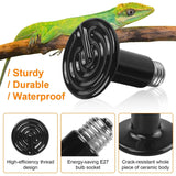 2-Pieces: 150W Infrared Reptile Heat Lamp No Light Emitting