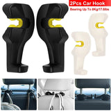 2-Pieces: Car Seat Headrest Hanger