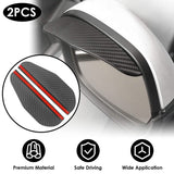 2-Pieces: Car Side Mirror Rain Guard